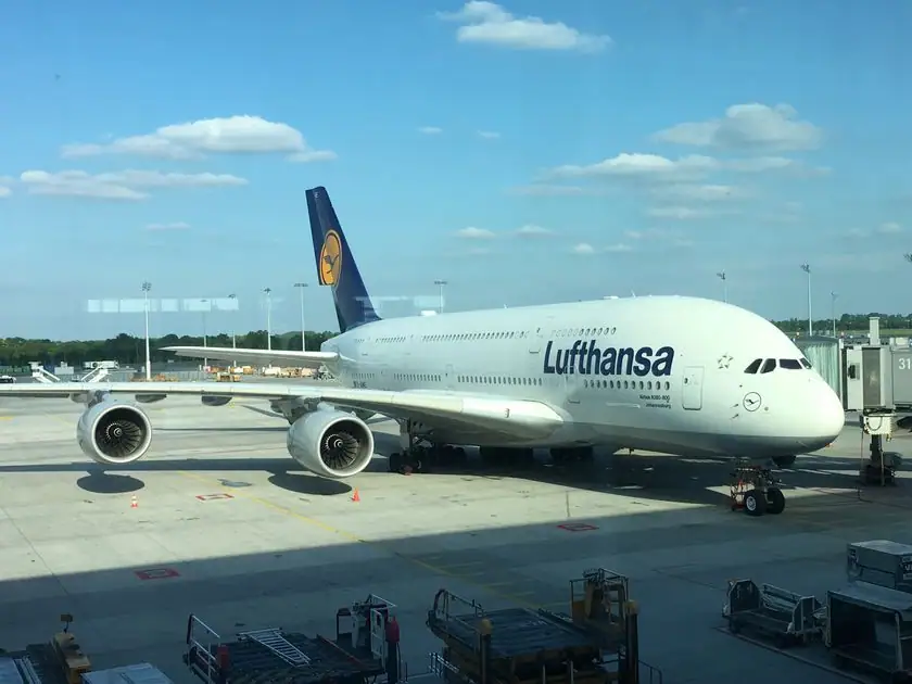 A380 von Lufthansa in München