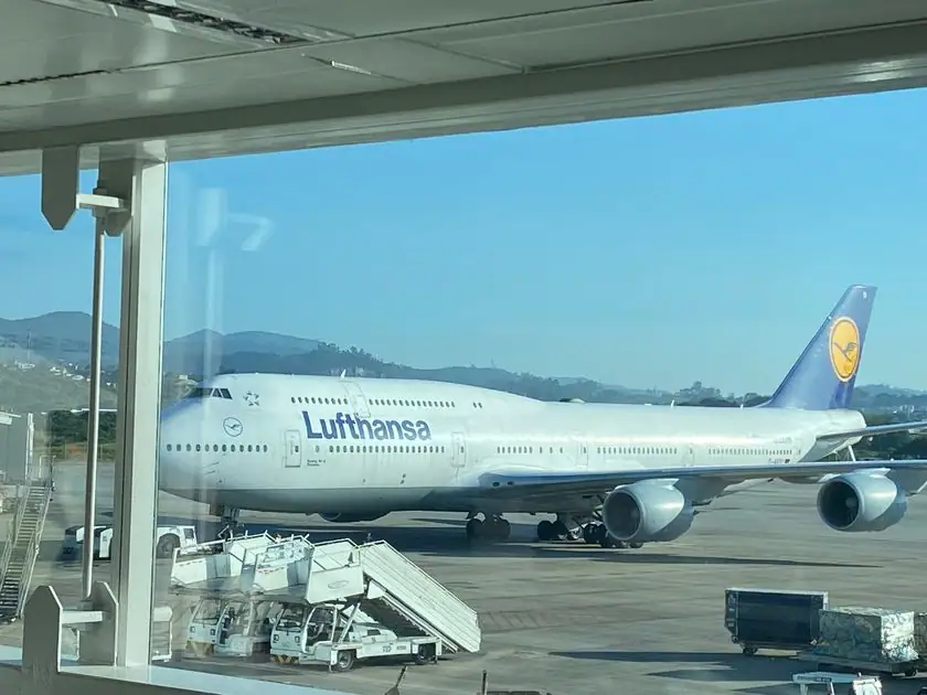 Die Königin der Lüfte: B747 von Lufthansa, gesehen in Sao Paolo 2021